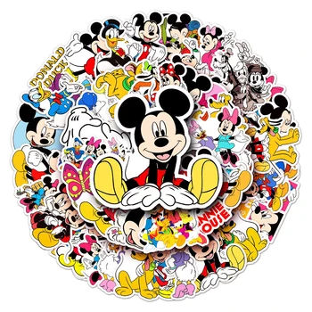 10/30/50PCS Disney Mielas Animacinių filmų Mickey Mouse Lipdukai Kawaii Lipdukas 