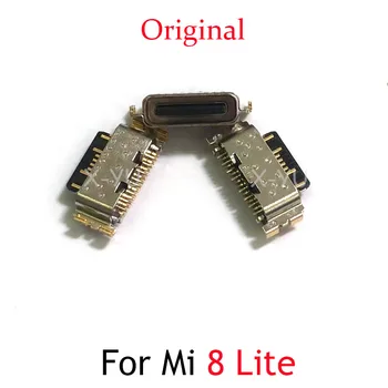 10VNT Originalą Xiaomi Mi 8 Lite USB Įkrovimo Jungtį Prijunkite Dock Lizdas Uosto