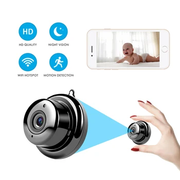 2.4 G wifi Pakabos, Kamera, Nuotolinis Stebėjimas Naktinio Matymo Mini Saugumo Namo 1080p HD AP Hotspot Kamera