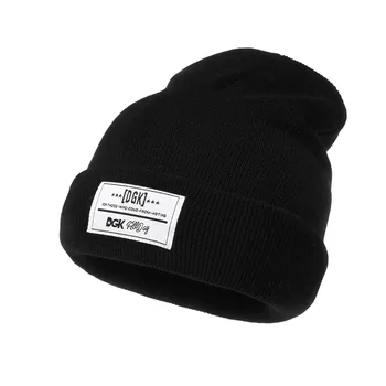 2023 Slidinėjimo šiltas, megztinis, megzti skrybėlę DGK laišką skrybėlę vyrų ir moterų kepuraitės kepuraitė