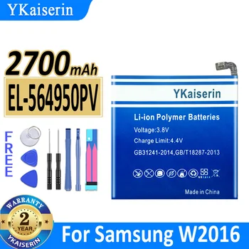 2700mAh YKaiserin Baterija EL-564950PV Samsung W2016 W2017 W2018 W2019 E540020 574948 Mobiliojo Telefono Bateria
