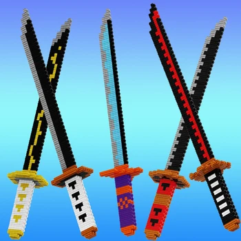 480Pcs Samurajus Kardas Blokai Ninja Blade Katana Japonų Anime Drugelis Nichirin Peilis Plytų Žaislai Vaikams, Suaugusiems