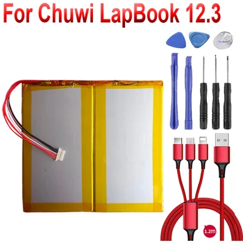 7.6 V Baterija Chuwi LapBook 12.3 Tablet PC Naujas Li-Polimero Įkraunamų Akumuliatorių Pakeitimo Paketas