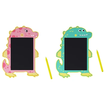 8.5 Colių Piešimo Lenta Rausvos Dinozaurų Žaislas LCD Rašyti Planšetinio kompiuterio Mygtukai Vaikų piešinių Tablet Švietimo Žaislas Berniukas Mergaitė Daugkartinio naudojimo