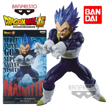 Bandai Banpresto Maximatic Super Saiyan Dievas Vedžitas Dragon Ball Super 19Cm Originalus Anime Pav Modelis Vaikas Žaislą Dovanų Kolekcija