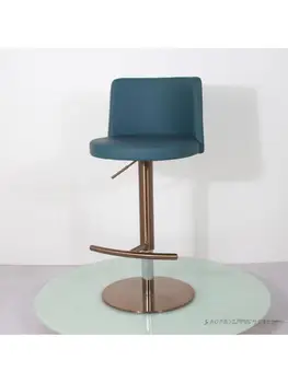 Custom Modernus Minimalistinio Baro Kėdės Šiaurės Baro Kėdės, Nerūdijančio Plieno, Liftas, Baras Išmatose Namo Aukštą Kėdutę, Patogus Kėdės Atlošo