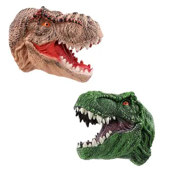 Dinozaurų Vertus Lėlių Gumos Tikroviškas Galvos Žaislas, Lankstus, Minkštas T Rex Žaislai Vaikams Istorija Pasakoja Veiklos Vaizduotės Žaisti