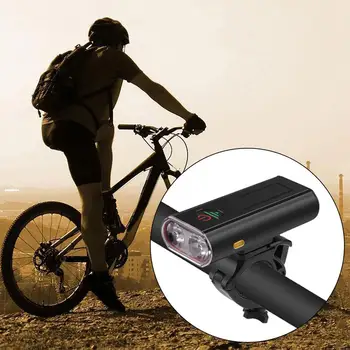 Dviračių Priekiniai Lichter USB Wiederaufladbare Wasserdichte Mountainbike Warnung Sicherheit Scheinwerfer Licht Radfahren Zube Fahr H4T5