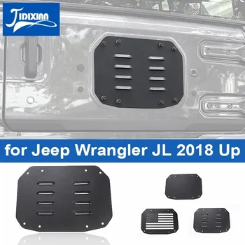 JIDIXIAN Automobilio Bagažinės Ventiliacijos Išmetamųjų Licencijos Plokštės tvirtinimas Jeep Wrangler JL 2018 2019 2020 2021 2022 2023 Išoriniai Priedai