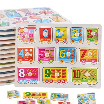 Kūdikių Įspūdį Švietimo Žaislai Montessori Vaikams Vaikų Žaidimo Puzzle Valdybos Dėlionės Vaikas Dėlionės Mediniai Galvosūkiai Vaikams