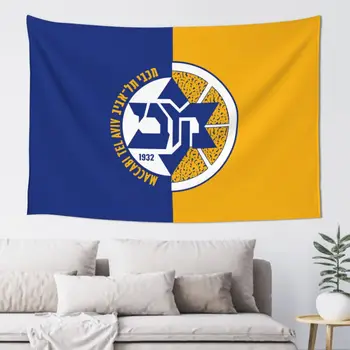 Maccabi Tel Aviv Krepšinio Gobelenas Sienos Kabo Dekoro Gobelenai, Miegamojo Twin Lovatiesė Iškylą Sienų Dekoras Gyvenimo Šalis