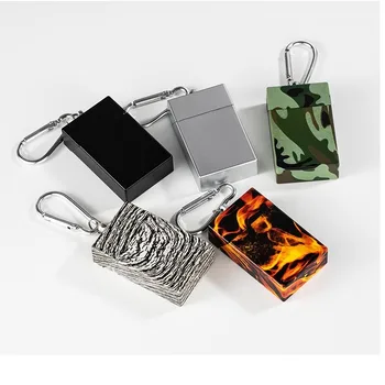 Nešiojamų Mini Stalčių Lauke Peleninė Su Key Chain Karabinai Metaliniai Lauko Peleninė Kišenėje Pelenų Plokštelės būti mandagus su aplinka
