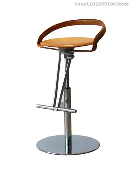Nordic Light Prabangių Mados Kūrybos Geležies Atgal Sukasi Aukštos Koja Baro Kėdės, Baro Kėdės, Liftas Kėdė Modernus Paprastumas