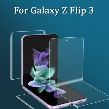 Priekiniai Atgal Screen Protector Galaxy Z Apversti 5 Matinis Skaidrią Apsauginę Plėvelę ant Samsung 
