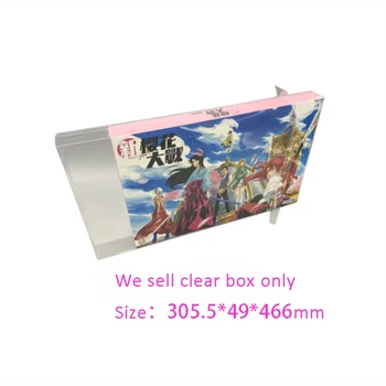 Skaidrus PET apsauginis dangtelis PS4 Sakura Wars žaidimo limited edition žaidimo saugojimo ekrano lange Kolekcija atveju