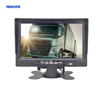 SMALUCK 7 colių TFT LCD Automobilinis Ekranas Automobilį Atbuline Galinio vaizdo Monitoriaus Ekrano AV Įvestis Nuotolinio Valdymo pultas Su Saulės Pavėsyje