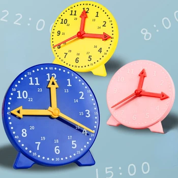 Vaikai Montessori Laikrodis Švietimo Žaislai, Valandą, Minutę, Sekundę Pažinimo Spalvingi Laikrodžiai, Žaislai, Vaikų Ankstyvojo Ikimokyklinio Mokymo Priemonių