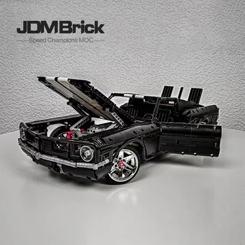Vidaus Kūrimo Bloką SS-137695 Asamblėjos Žaislas Mustang Automobilių Sporto Įspūdį Įkvėpimo Modelis Klasikinis Žaislas