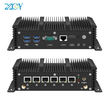 Įmonės Užkardos Maršrutizatorius PFsense Vartai Core i3 i5 i7 Mini PC i210AT i225V 6 Nic Ethernet Prievadai Serverių Tinklas