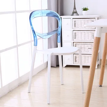 Šiaurės Stiliaus Valgomojo Kėdė Kūrybos Skaidrus Lounge Kėdės, Plastikinės Kėdės Namų Kambarį Derybų Dizainerio Kėdė
